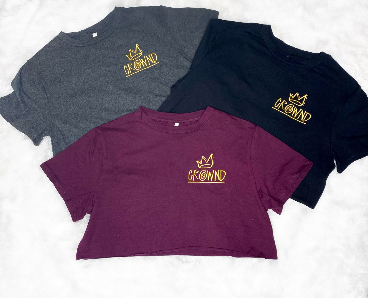 CROWN'D AUTHORITY SIGNATURE: crop tops